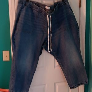 Lane Bryant Denim Joggers Sz 38/40